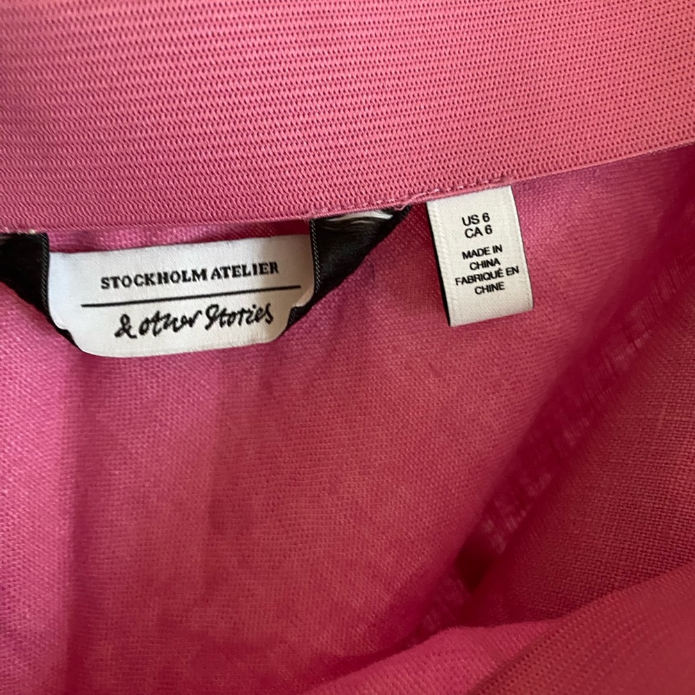 & Other Stories Skirt W Tie And Slit - image 4